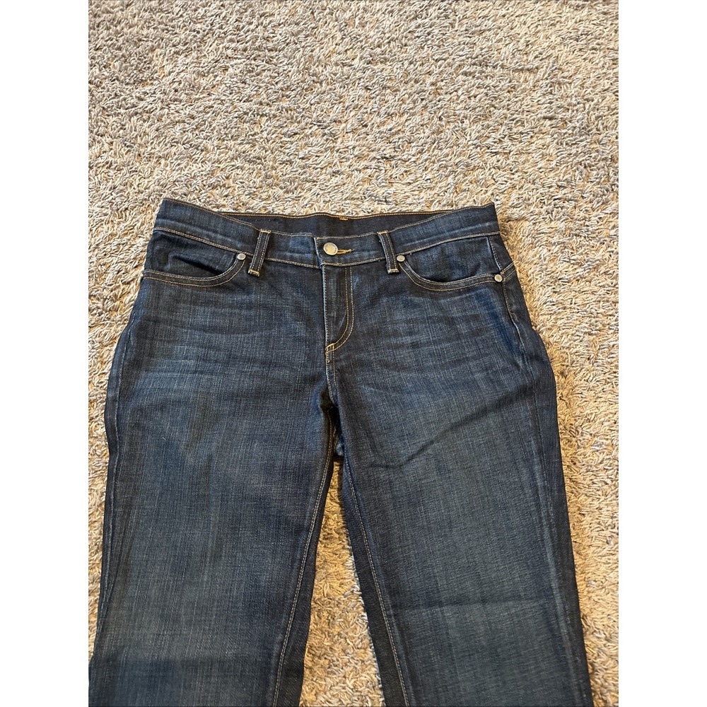 We The Free People Jeans Womens 32x27 Dark Wash Straight Denim - Picture 2 of 6